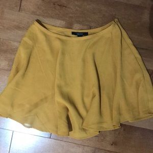 Mustard colored skirt